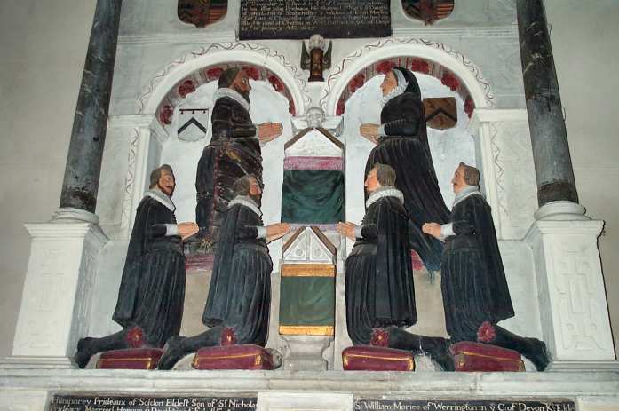 Padstow - Prideaux monument inside St. Petroc's