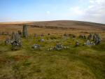 Down Tor Stone Row, Dartmoor