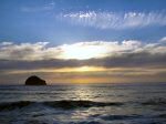 Sunset from Trebarwith Strand